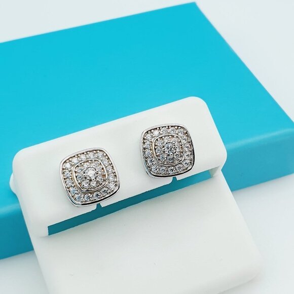 "925 Sterling Silver CZ Beautiful Earrings for Women, 1USPAR4194 - Picture 5 of 11